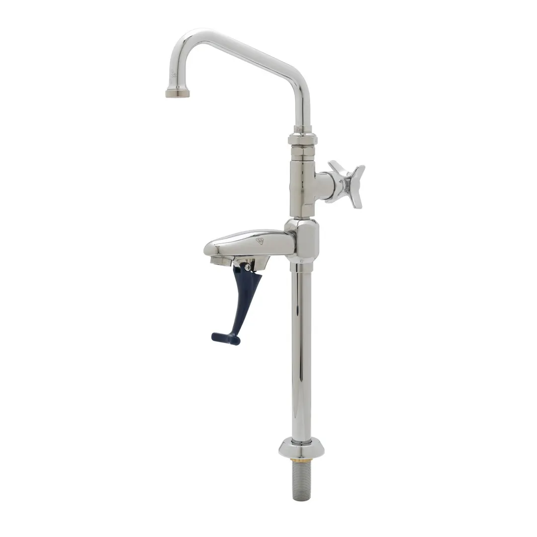 T&S Brass B-1225 Glass & Pitcher Filler Faucet, Push Back