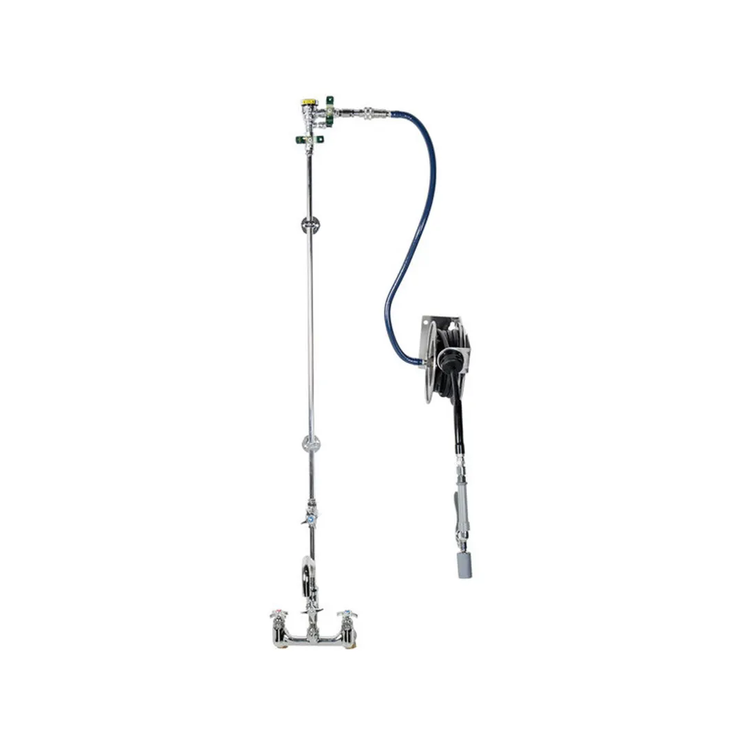 T&S Brass B-1439-BF12-C12 Hose Reel Assembly, Open