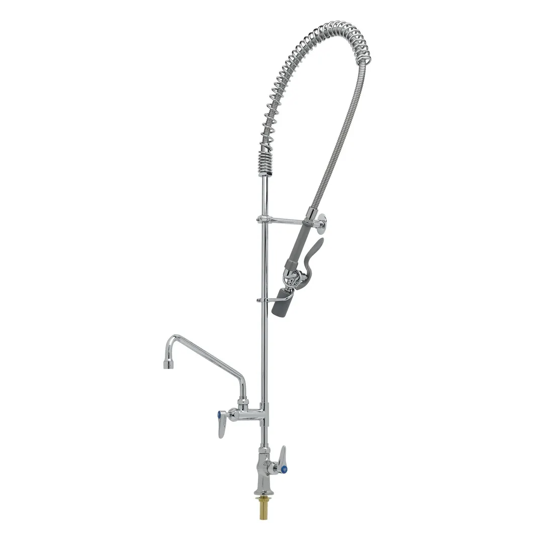 T&S Brass B-2285-12-CR-BC Easyinstall Pre-Rinse Unit, Deck Mount