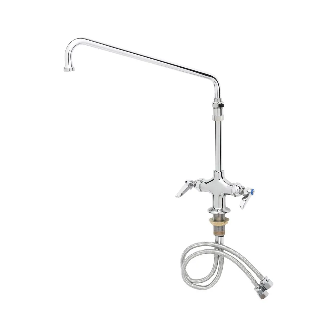 T&S Brass B-2294 Pantry Faucet, Double, 1/2" Npt Male Inlets