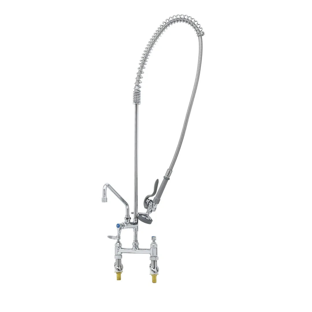 T&S Brass B-2430 Easyinstall Pre-Rinse Unit, Spring Action Gooseneck