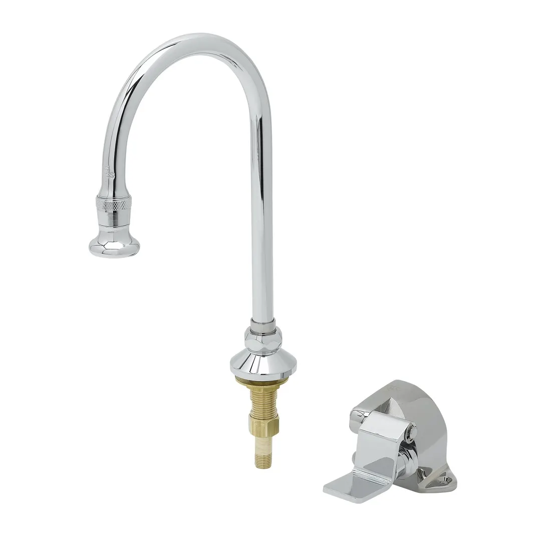 T&S Brass B-2464 Pedal Valve, Single, Floor Mount