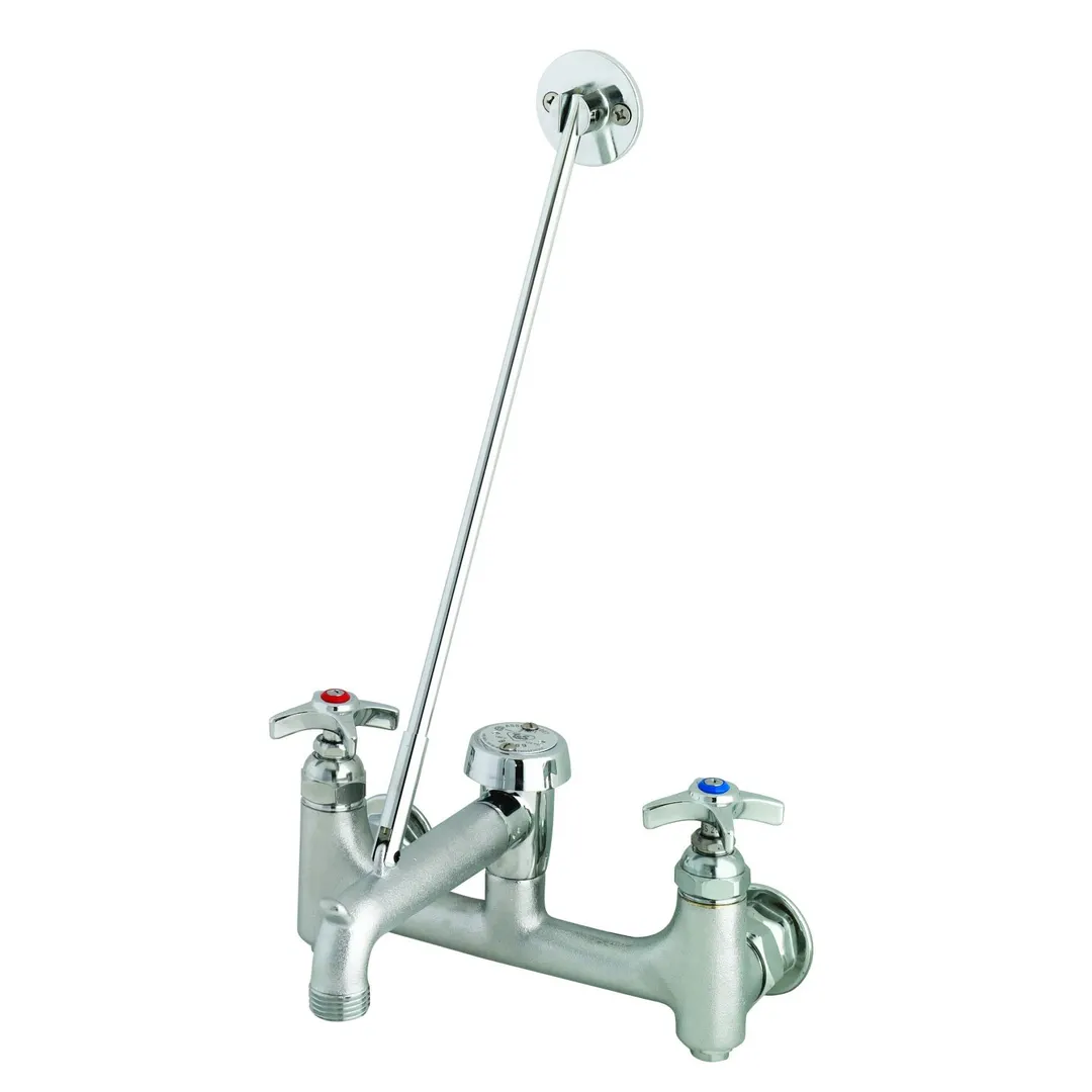 T&S Brass B-2492 Service Sink Mixing Faucet, Splash-Mounted