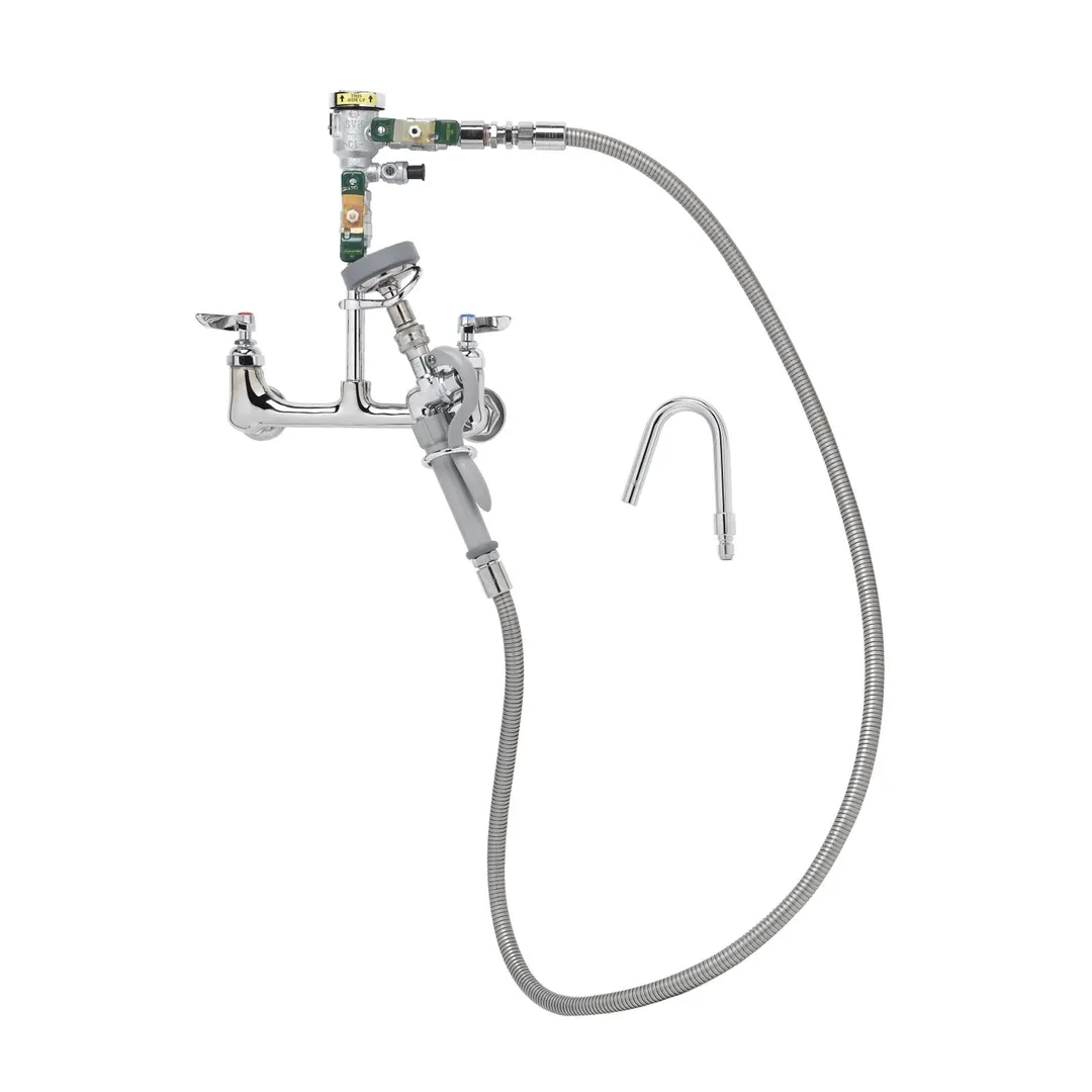 T&S Brass B-2892-QDSV Pot & Kettle Filler Faucet, Splash-Mounted