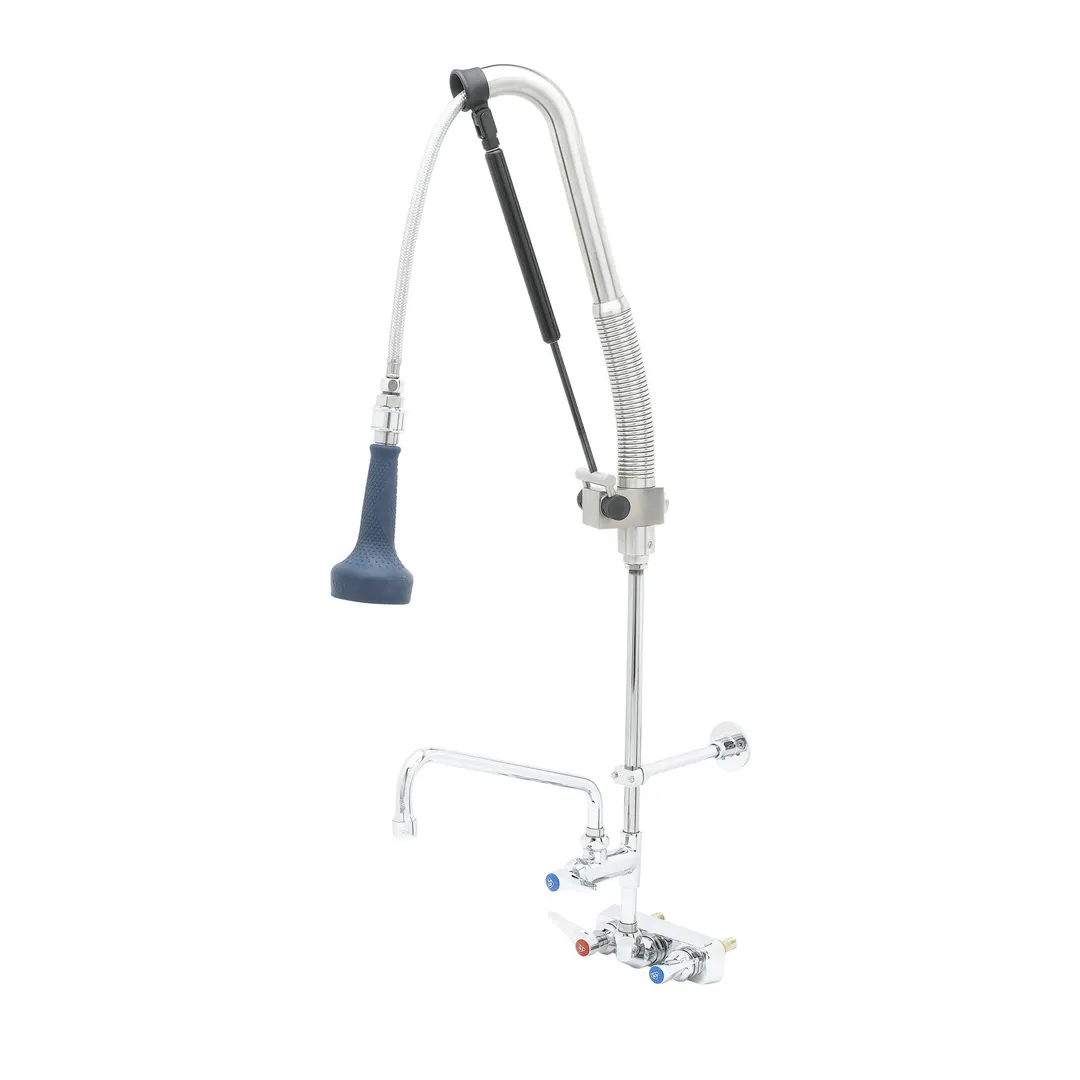 T&S Brass B-5115-12-CRB8P Easyinstall Workboard Pull_Down Pre-Rinse Unit