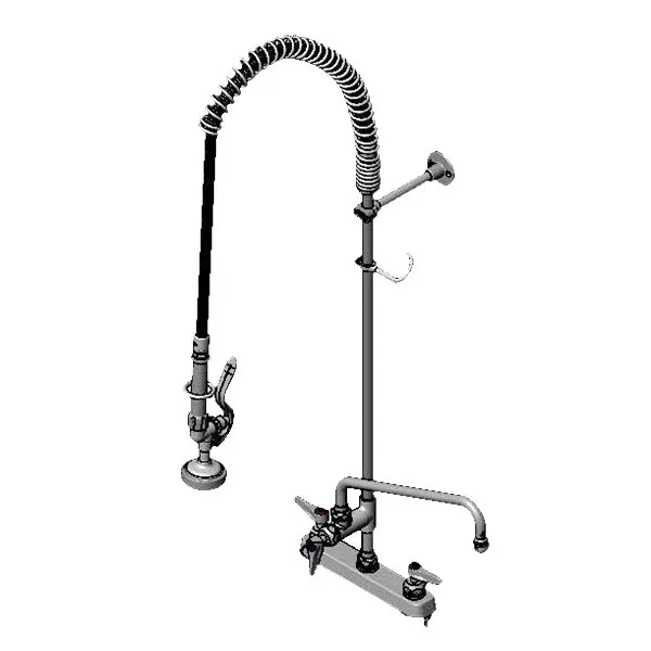 T&S Brass B-5120-12-CR-B Easyinstall Workboard Pre-Rinse Unit