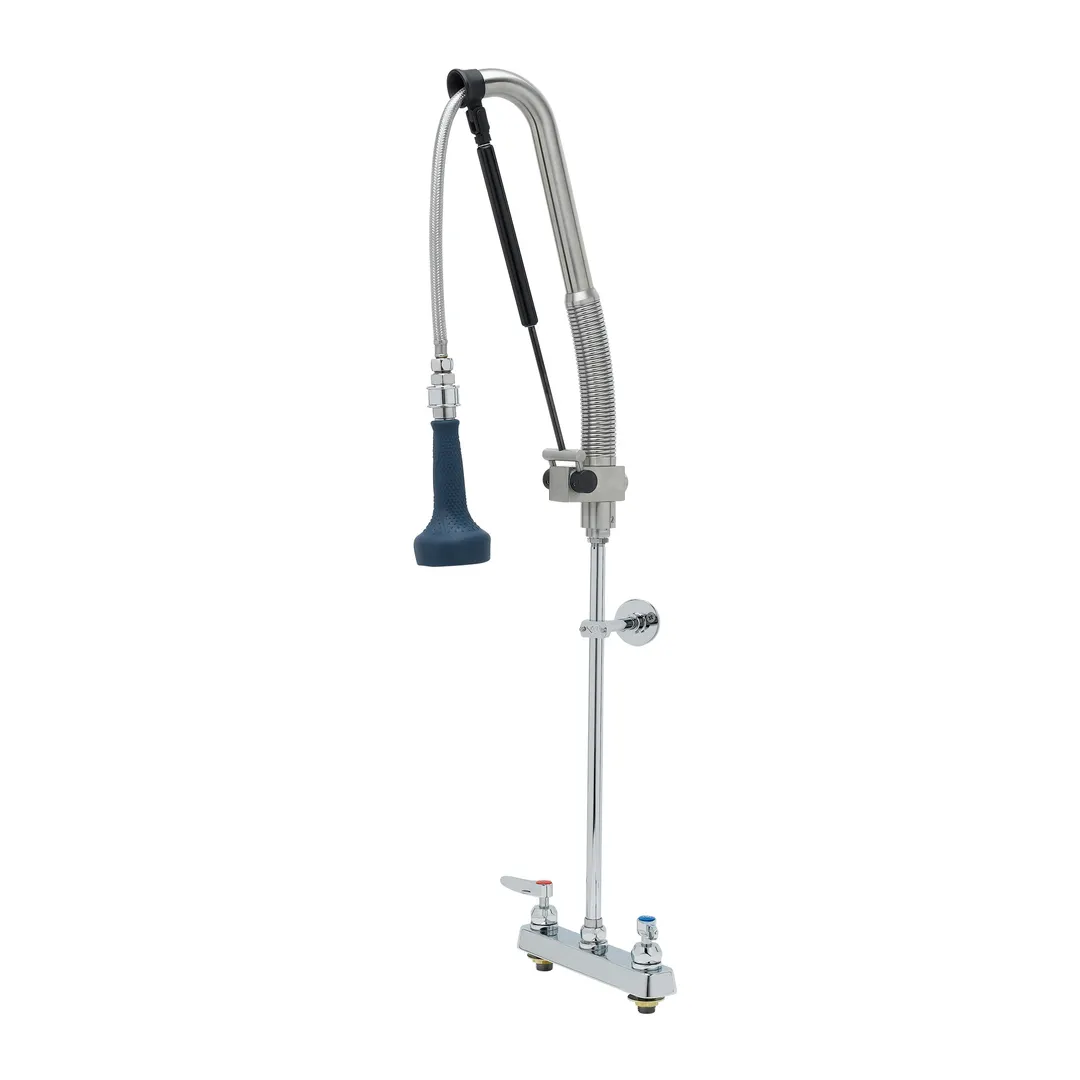 T&S Brass B-5120-CR-B8P Easyinstall Durapull Pre-Rinse Unit, Deck Mount