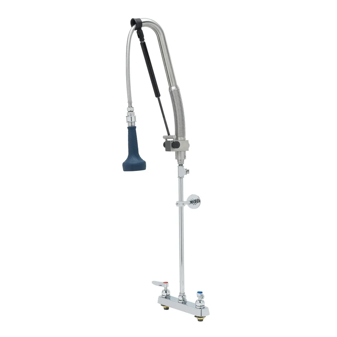 T&S Brass B-5120-CR-B8TP Easyinstall Durapull Pre-Rinse Unit, Deck Mount