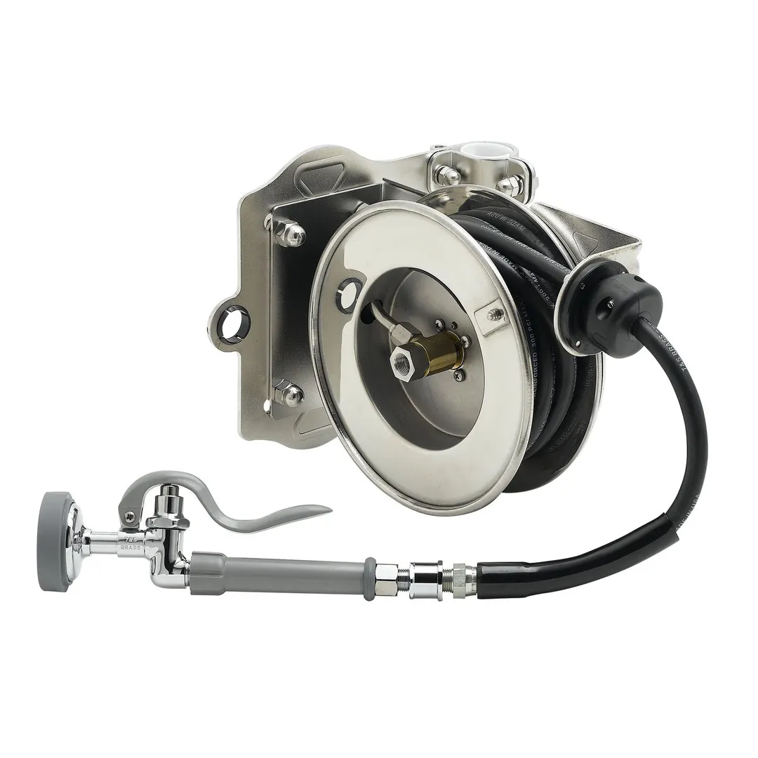 T&S Brass B-7102-01M-STB Hose Reel Assembly, Open