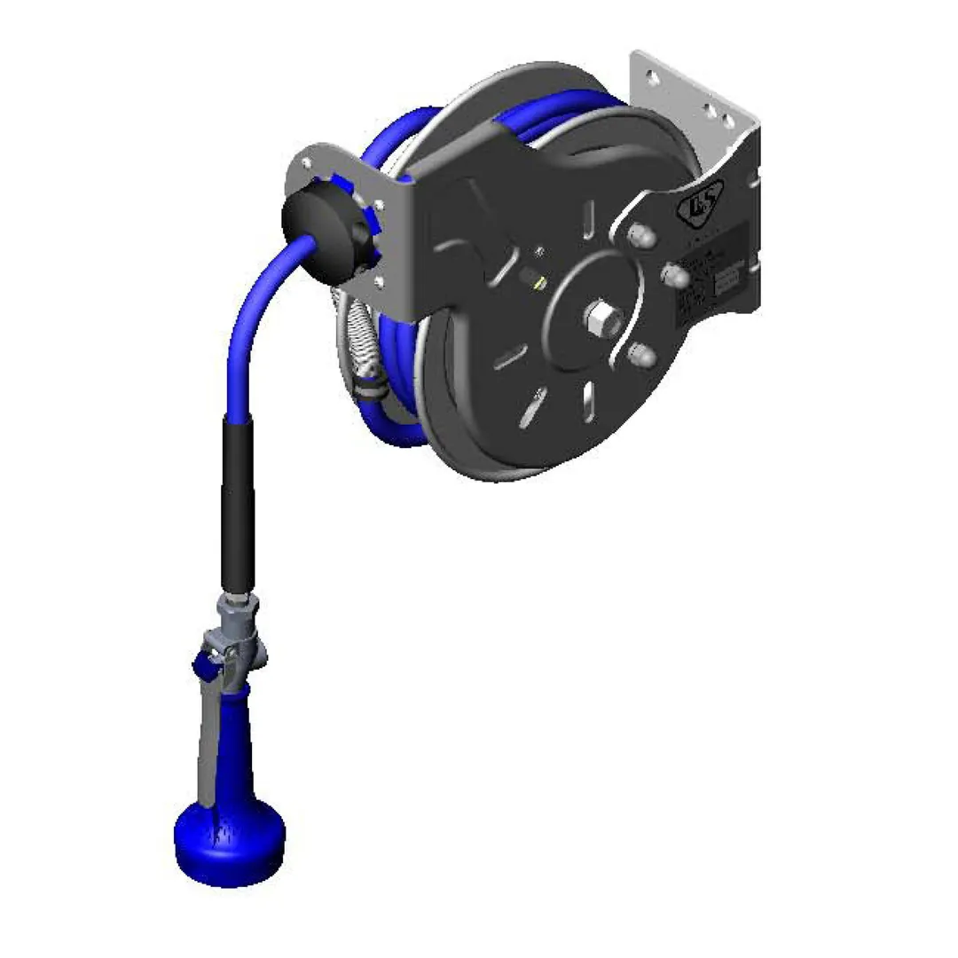 T&S Brass B-7112-08M Hose Reel System, Open