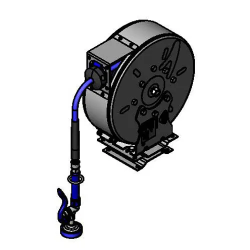 T&S Brass B-7122-C01-PPB Hose Reel Assembly