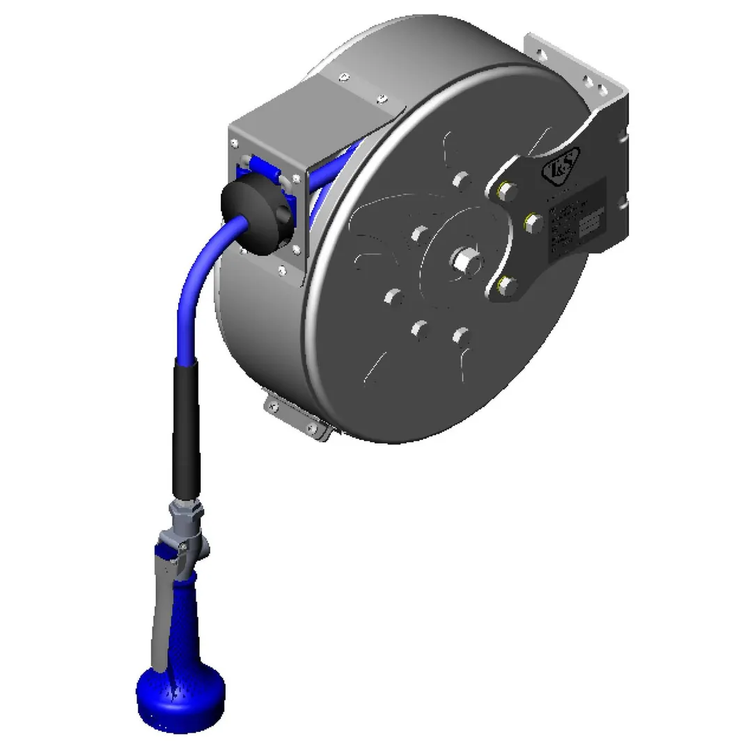 T&S Brass B-7122-C08H Hose Reel System, Enclosed