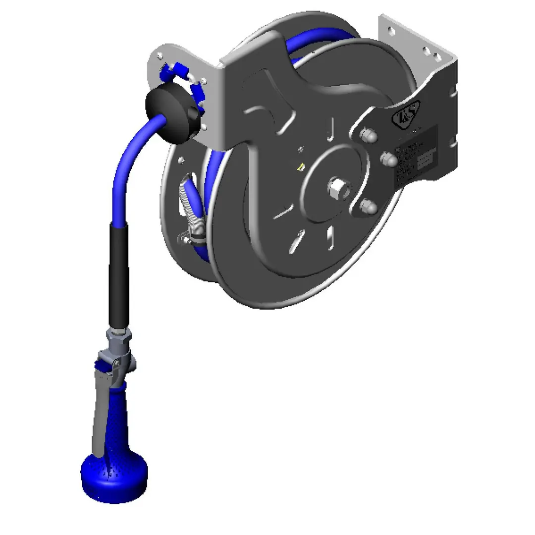 T&S Brass B-7132-08H Hose Reel, Open