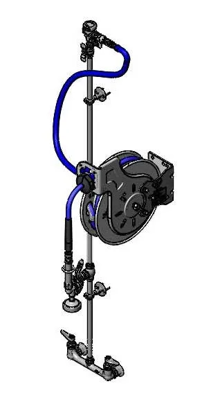 T&S Brass B-7132-U1MXS1C Hose Reel Assembly, Open 35' Hose Reel