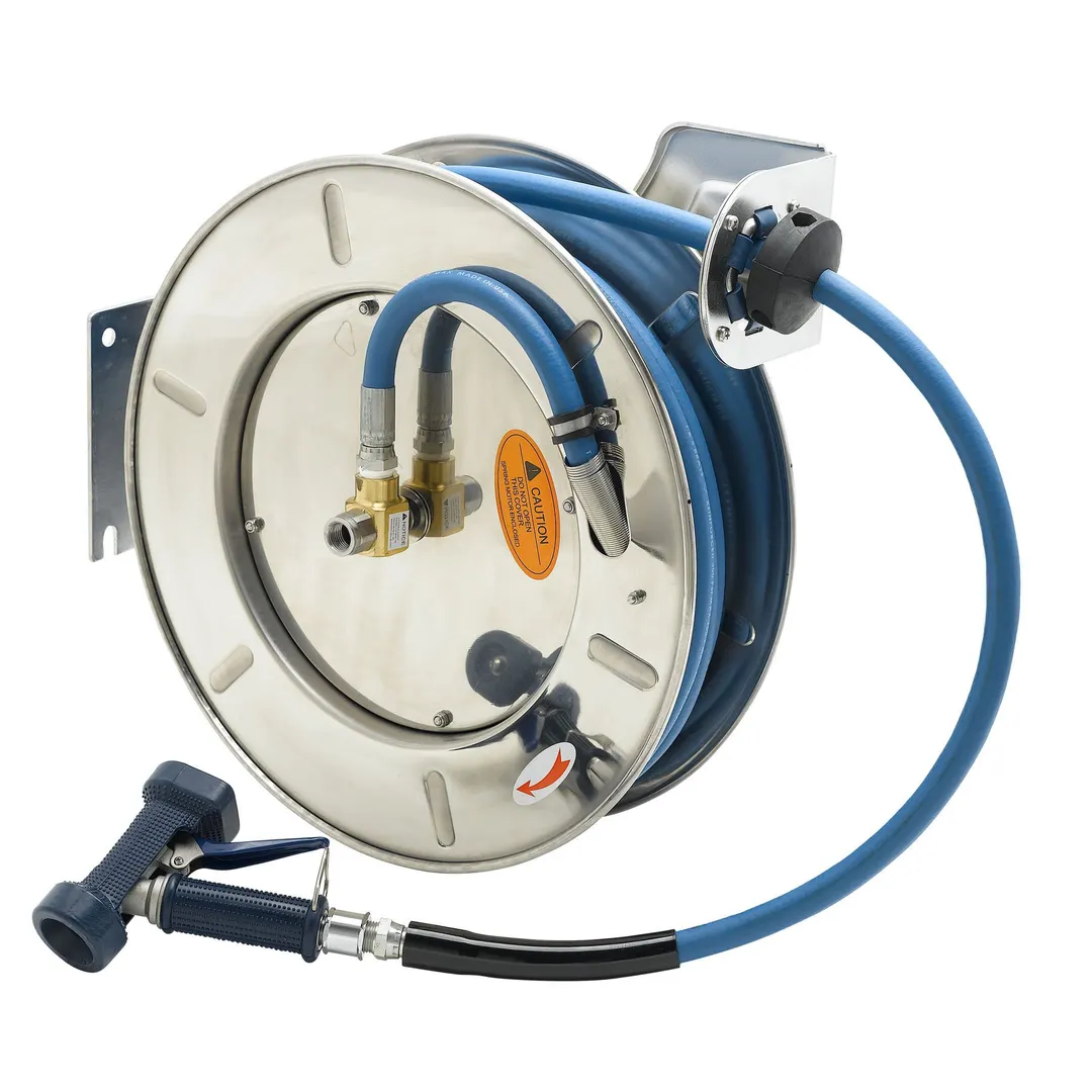 T&S Brass B-7143-03 Hose Reel System, Open