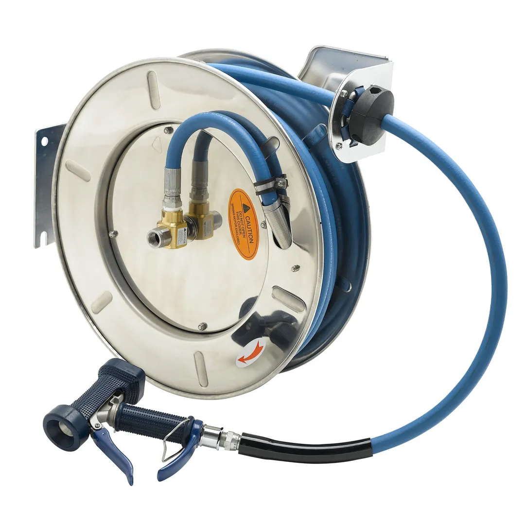 T&S Brass B-7143-07 Hose Reel System, Open
