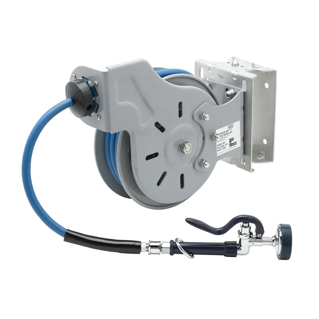 T&S Brass B-7212-01-ESB Hose Reel, Open, Wall Mount