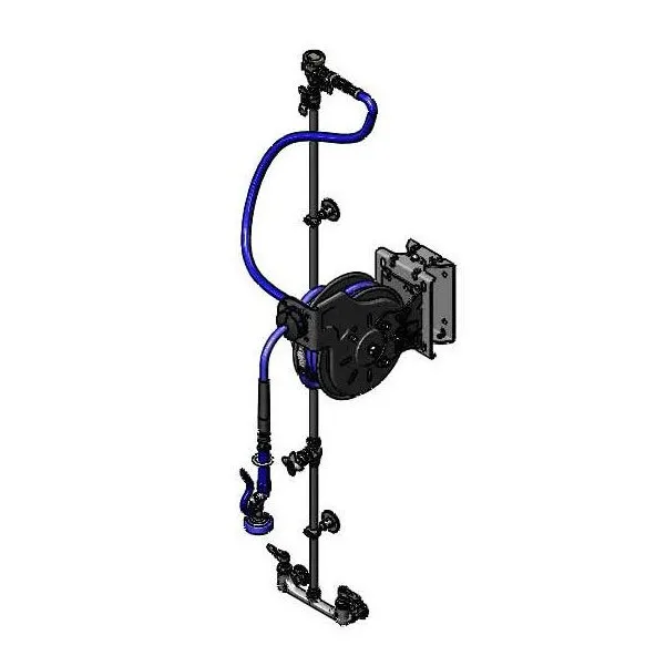 T&S Brass B-7212-U01WS2E Hose Reel Assembly, Open