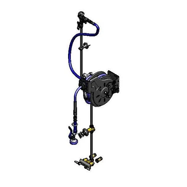 T&S Brass B-7212-U01XS3 Hose Reel Assembly, Open