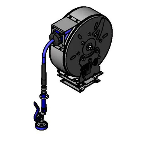T&S Brass B-7222-C01-PPB Hose Reel Assembly
