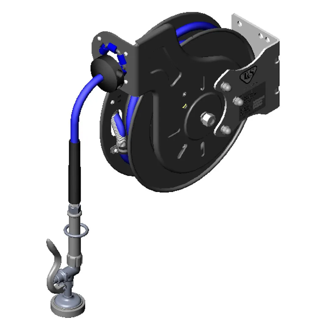 T&S Brass B-7232-01M Hose Reel System, Open
