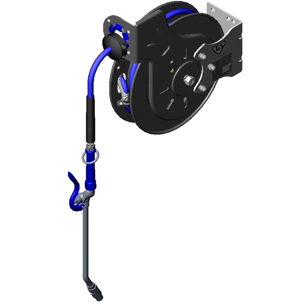 T&S Brass B-7232-10 Hose Reel System, Open