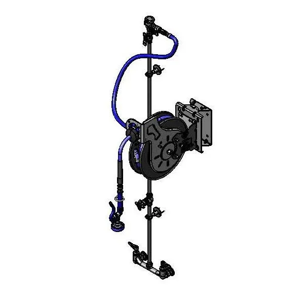 T&S Brass B-7232-U01WS1E Hose Reel Assembly, Open