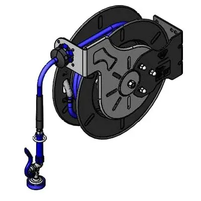 T&S Brass B-7242-01 Hose Reel System, Open