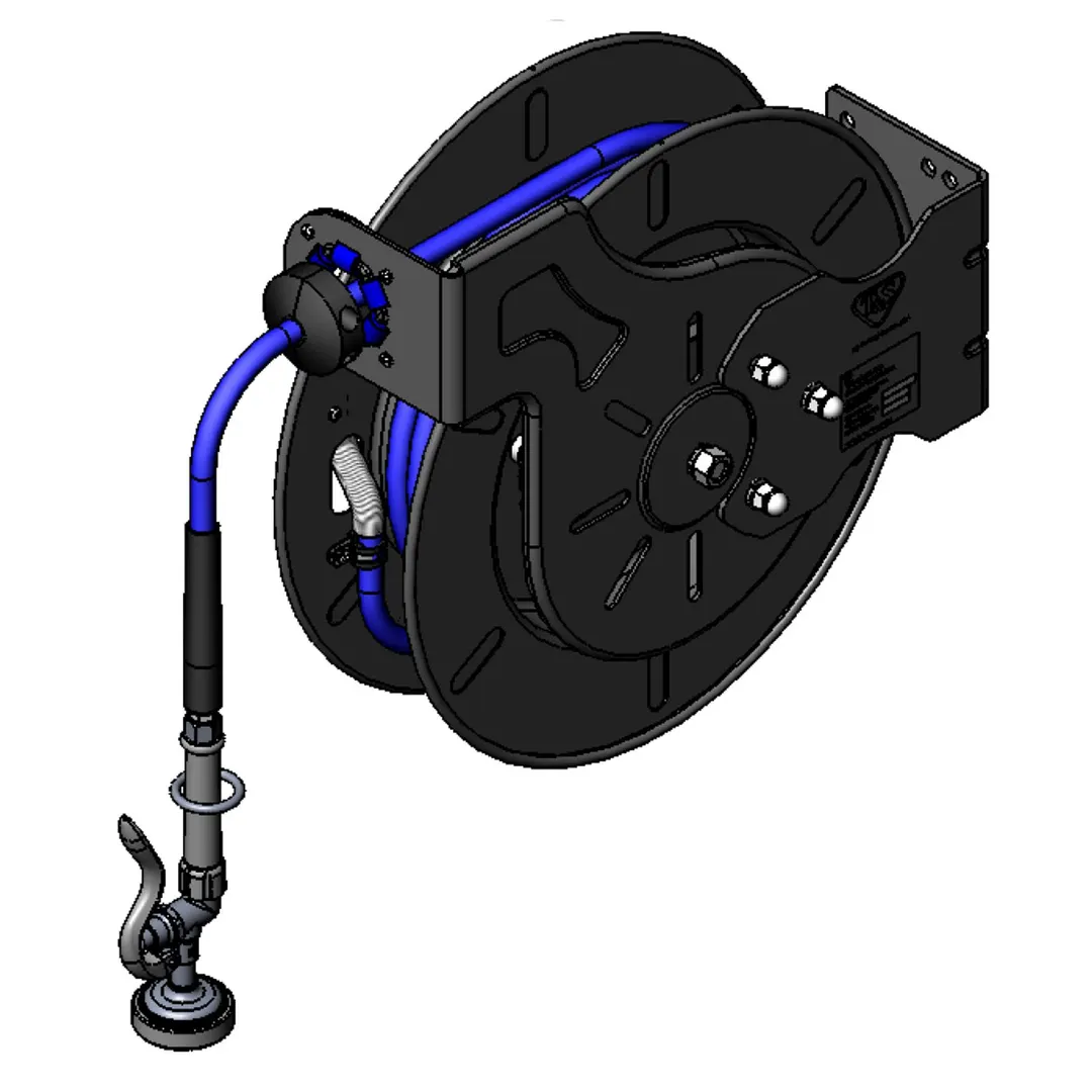 T&S Brass B-7242-01M Hose Reel System, Open