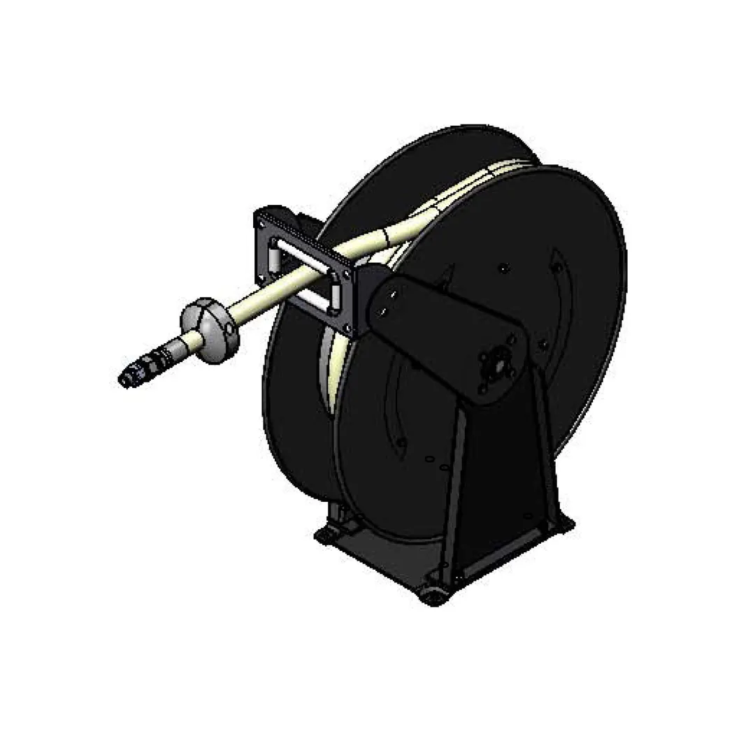 T&S Brass B-7245 Hose Reel System, Open, 3/4" X 50' Creamery Hose