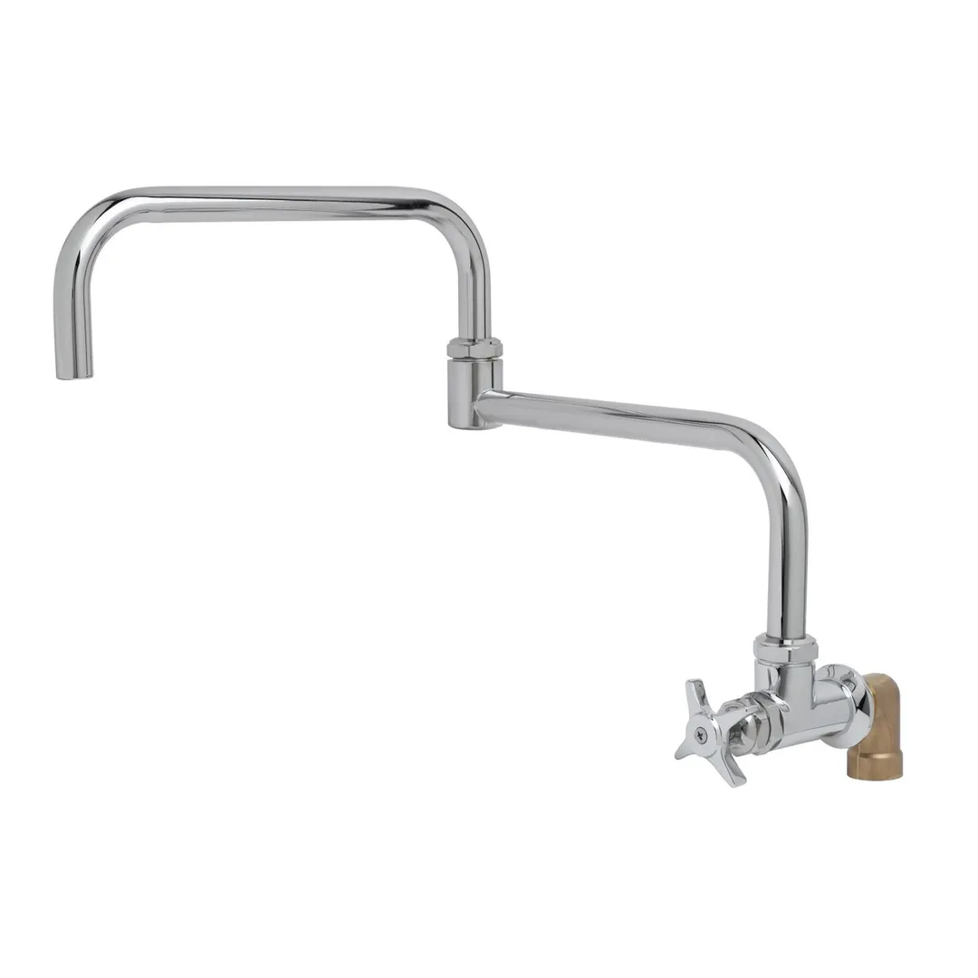 T&S Brass BF-0299-18DJ Big-Flo Faucet, Wall Mount
