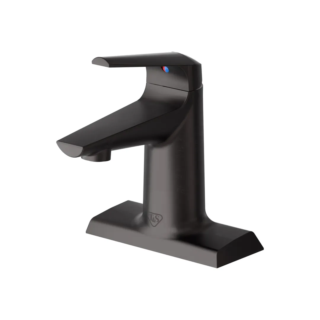T&S Brass BP-2712-MB Lakecrest Aesthetic Single Handle Escutcheon Faucet