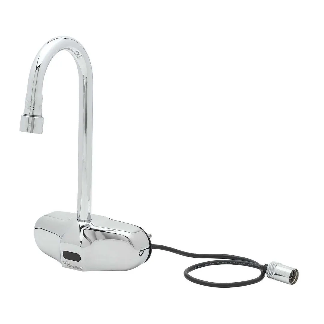 T&S Brass EC-3105-LF22 Chekpoint™ Electronic Faucet, Wall Mount, 4" Centers