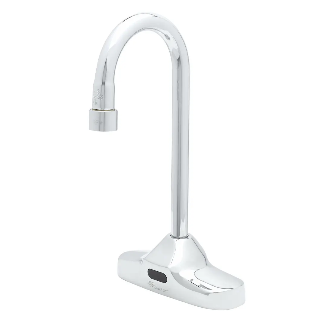 T&S Brass EC-3107 Chekpoint™ Electronic Faucet, Deck Mount, 4" Centers