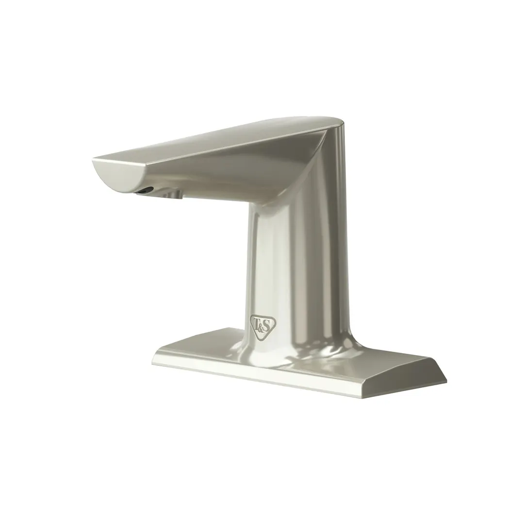T&S Brass ECW-3153-BN Wavecrest Electronic Sensor Lavatory Faucet, 4" Deck Mount