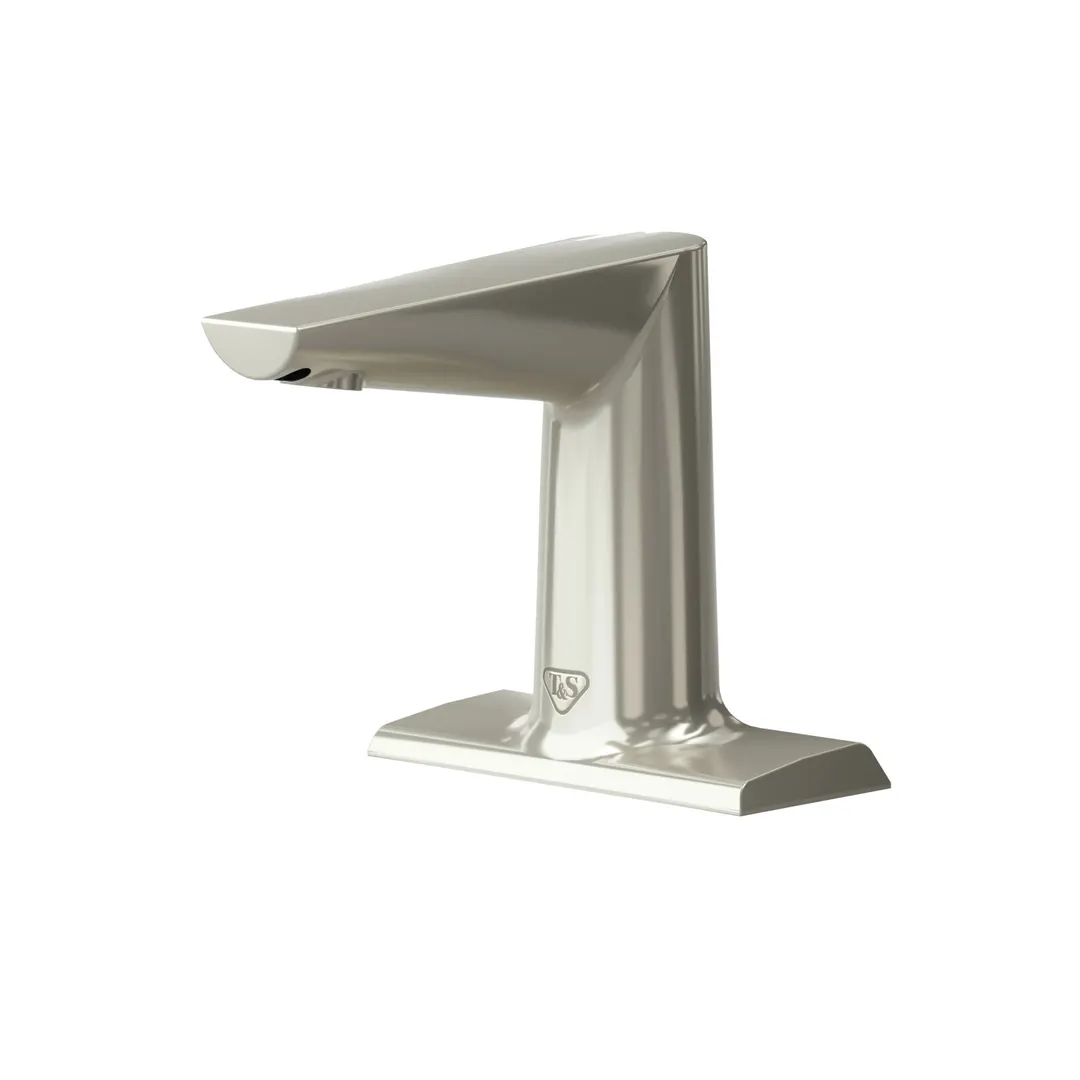 T&S Brass ECW-3163-BN Wavecrest Electronic Sensor Medical Faucet, 4" Deck Mount