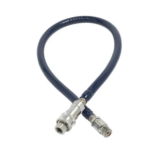 T&S Brass HW-4C-48VB Connector Hose, Water, 1/2" Dia., 48"L