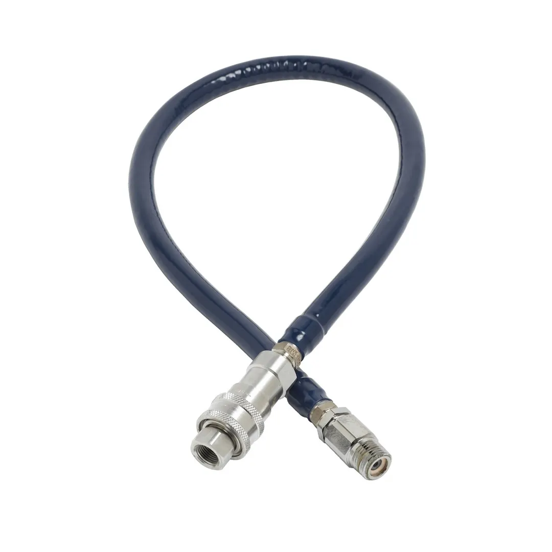T&S Brass HW-4C-72 Safe-T-Link Water Connector Hose, 1/2" Dia., 72" Long