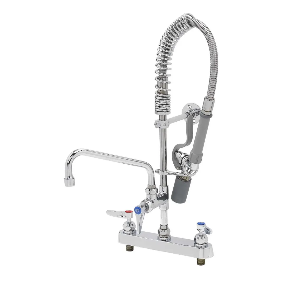 T&S Brass MPJ-8CLN-08-CR Easyinstall Mini Pre-Rinse Unit, Low Profile