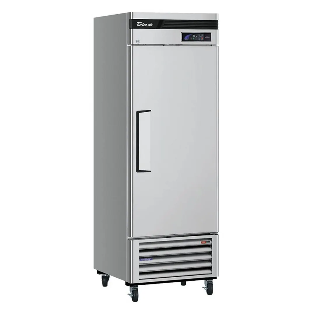 Turbo Air TSR-23SD-N6 27" 1-Section Reach-In Refrigerator w/ Solid Door, Bottom Mount, Stainless Steel, 19 cu. ft.