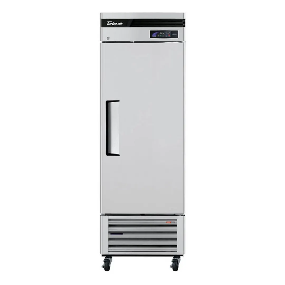 Turbo Air TSR-23SD-N6 27" 1-Section Reach-In Refrigerator w/ Solid Door, Bottom Mount, Stainless Steel, 19 cu. ft.