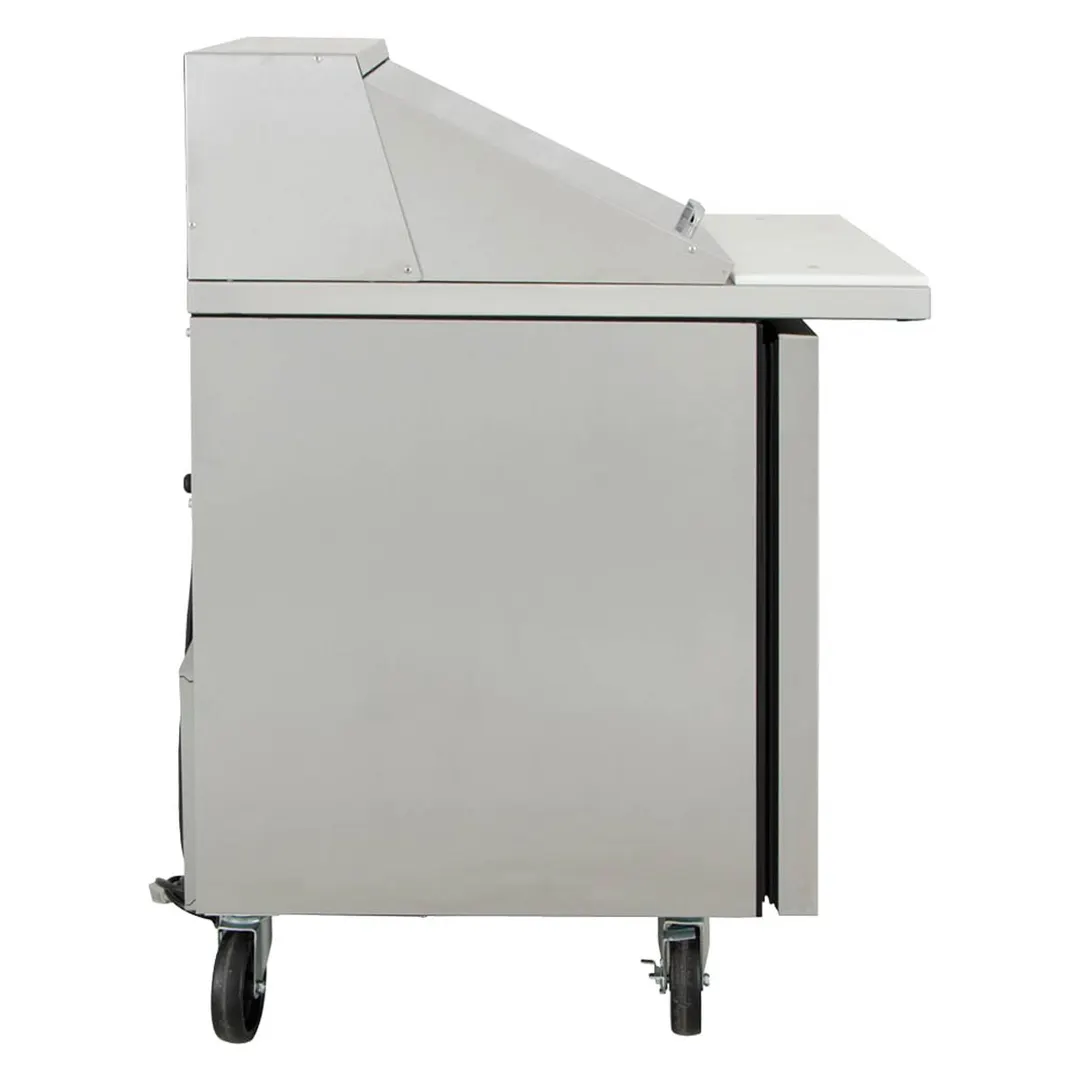 True TSSU-27-12M-C-HC 27" Mega Top Sandwich/Salad Prep Table w/ 1 Door 12 Pans