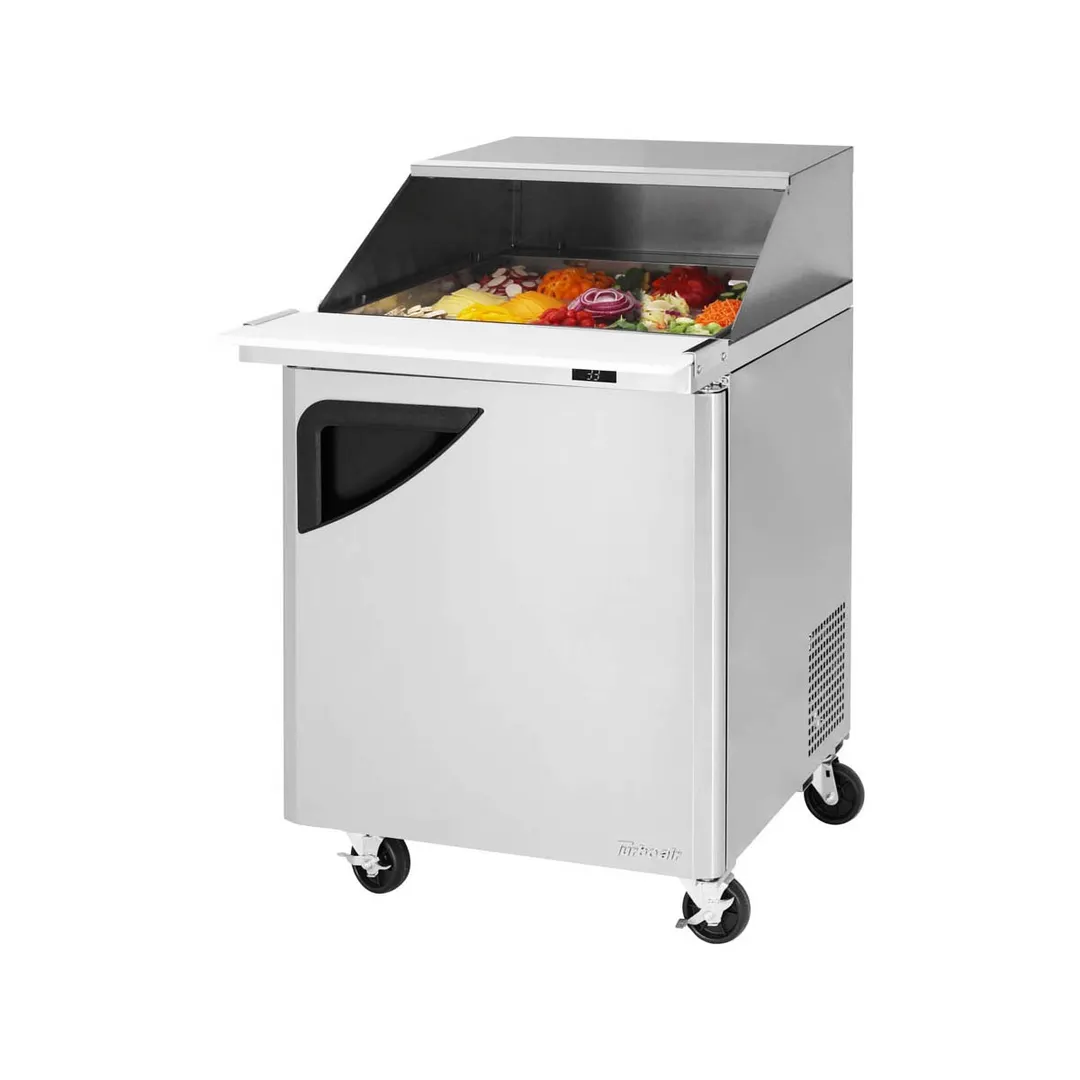 Turbo Air TST-28SD-12-N-SL 27" Mega Top Sandwich/Salad Prep Table w/ 1 Door, 12 Pans