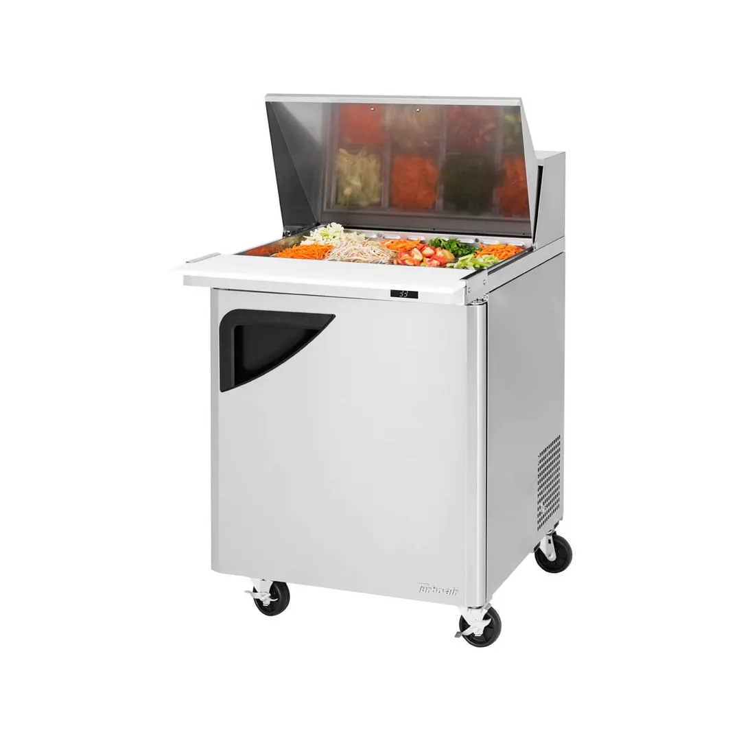 Turbo Air TST-28SD-12-N 27" Mega Top Sandwich/Salad Prep Table w/ 1 Door, 12 Pans