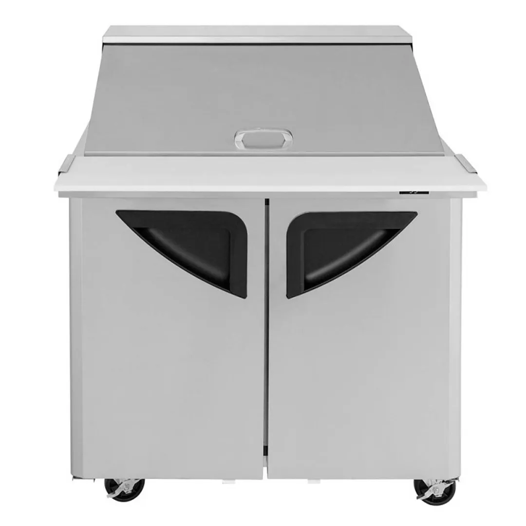Turbo Air TST-36SD-15-N6 36" Mega Top Sandwich/Salad Prep Table w/ 2 Doors, 15 Pans