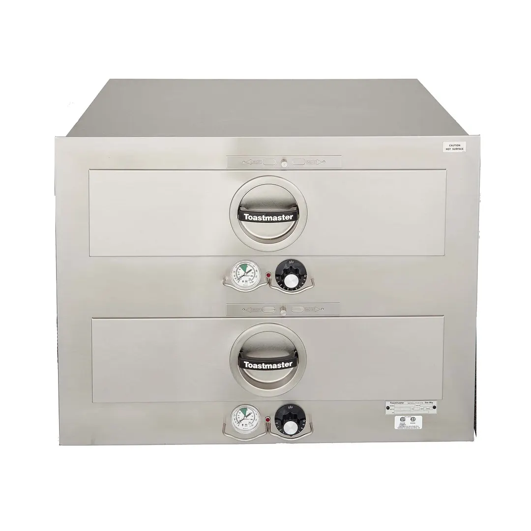Toastmaster 3B20AT09 Food Warming Drawer Unit, Built-In, (2) Drawers