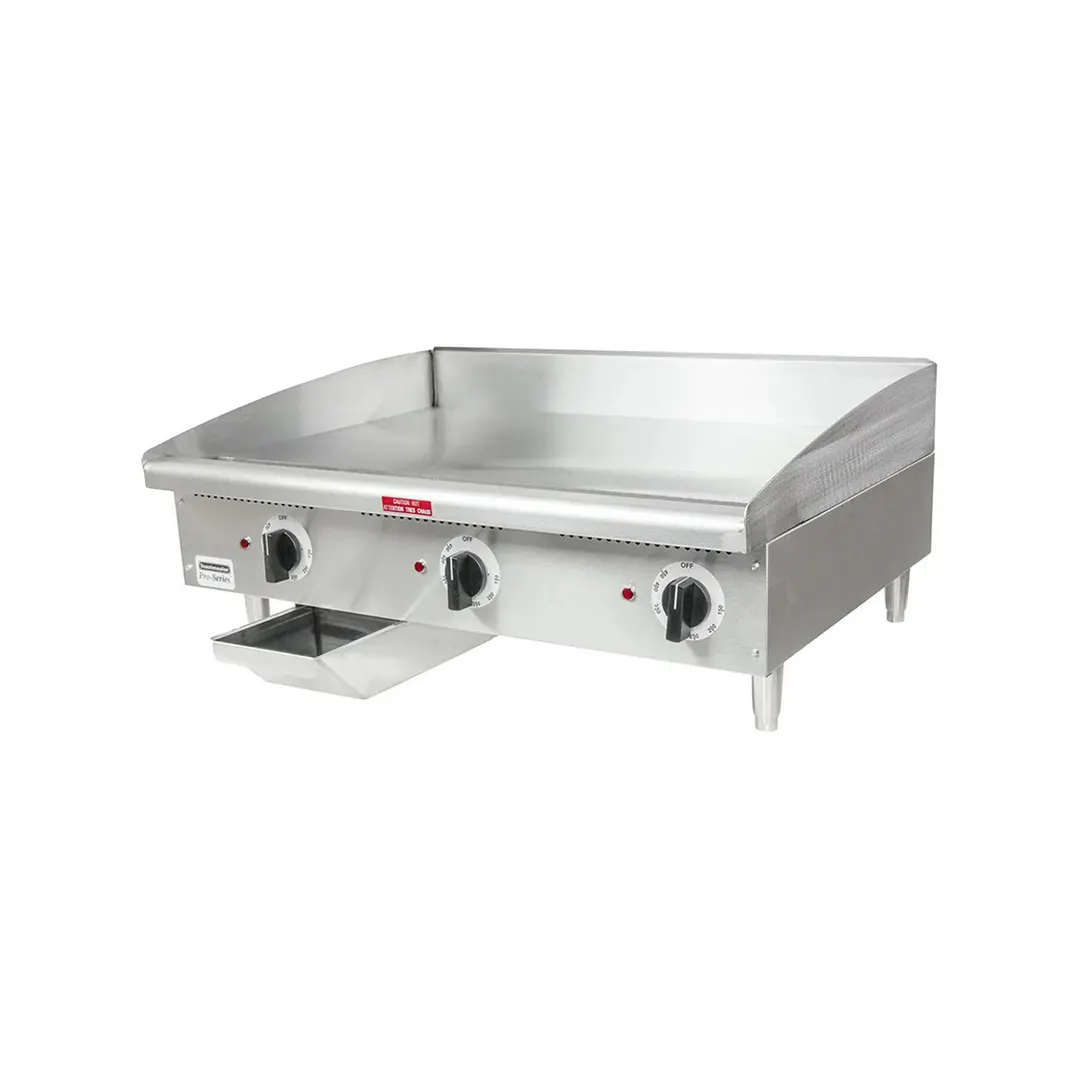 Toastmaster TMGE36 36" Countertop Electric Griddle with 36" x 21" Surface, Thermostatic Controls, 208/240v