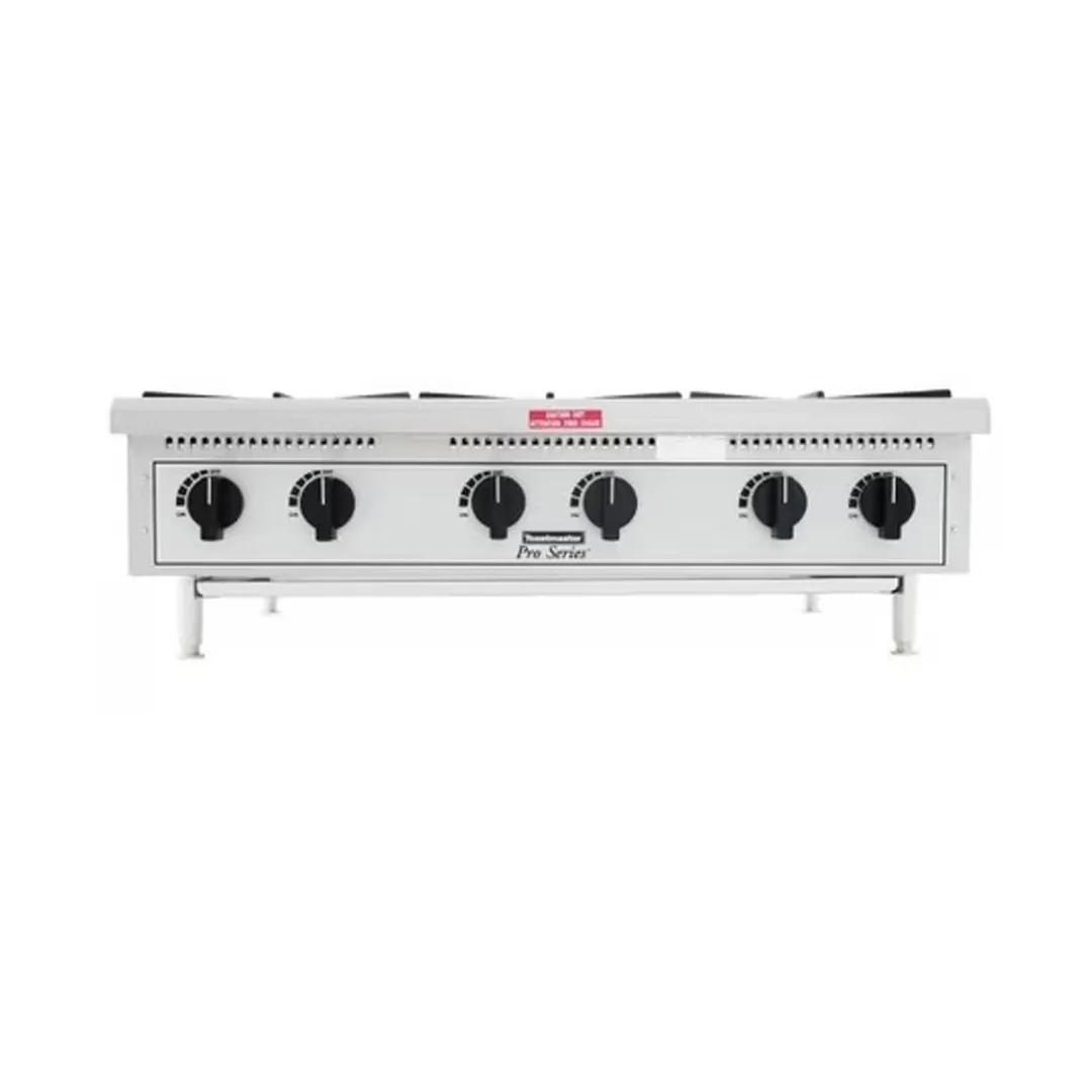 Toastmaster TMHP6 36" Countertop Gas Hotplate with (6) Burners, Manual Control, 132.000 BTU