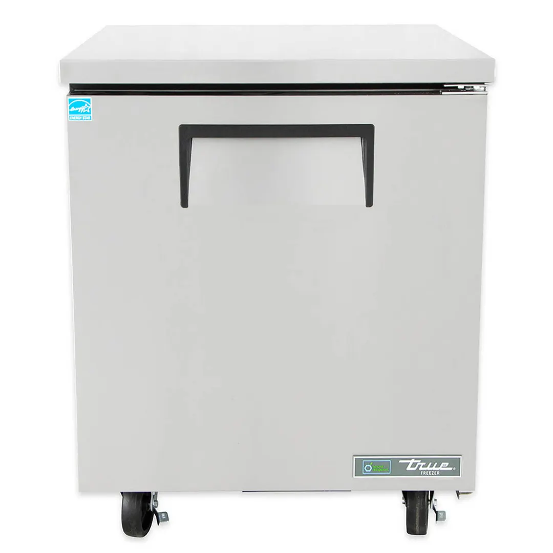True TUC-27F-HC 27" 1-Section Undercounter Freezer w/ 1 Door, 1/4 HP