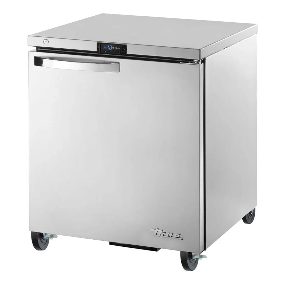 True TUC-27F-HC~SPEC3 27" 1-Door Undercounter Freezer, Stainless Steel, 1/4 HP